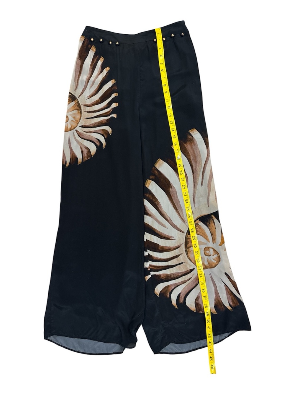 NWT, Farm Rio Ammonite Placed Print Wide Leg Pants size Medium - Picture 8 of 9